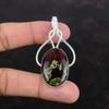 Подвеска из настоящего драгоценного камня Драконий кровавый камень ювелирные изделия изящная подвеска из стерлингового серебра 925 пробы подвеска ручной работы из драконьего кровавого камня ювелирные изделия подарки для мамы