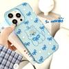 Cute Line Puppy Suitable for IPhone16 Mobile Phone Case Apple 15 Protective Case 14 13 12 Soft Shell High Transparency