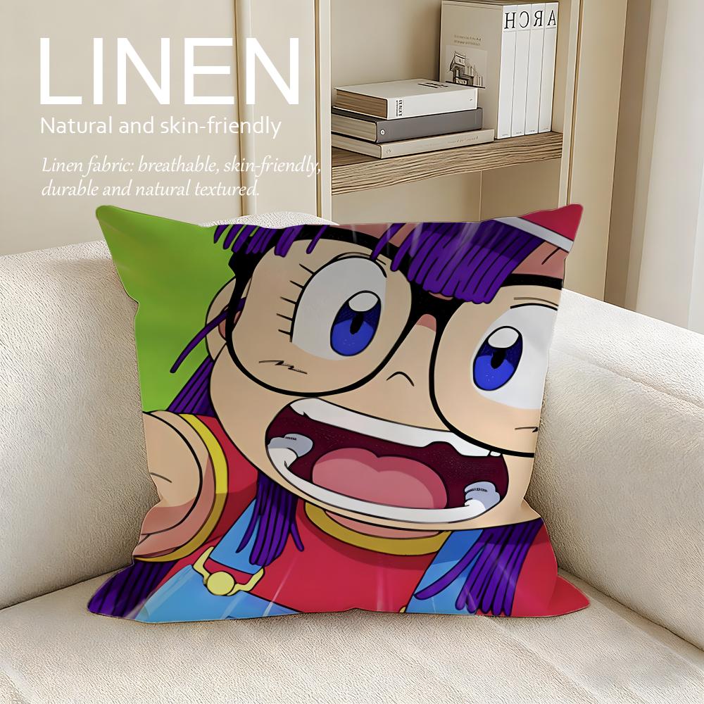 Anime Kawaii Dr Slump Cushion Cover Pillowcase Set Pcs x x Breathable Washable Sofa Cushion Cover