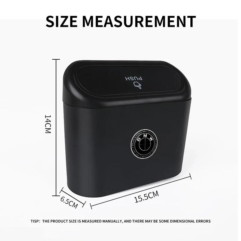 UDL3 2025 Hot Car Trash Can Portable Hanging Vehicle Garbage Case Car Logo For BMW E34 E46 E39 E38 E90 E60 E36 F30 F30 F10 E92 E38 E9