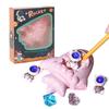 Rocket Shaped Gemstone Dig Kit Kids Archaeology Excavation Toys Mining Kit Gem Digging Set Educational Handmade Science Toy