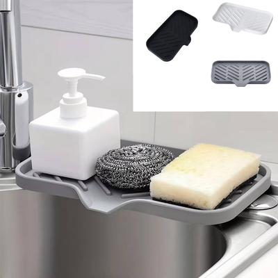 Силиконовый коврик для крана, подставка для кухонной мойки, дозатор мыла, губка, коврик для сушки раковины, подставка для хранения на столешнице, мыльницы