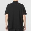 Adidas Solid Color Logo Badge Casual Sports Short Sleeve Polo Shirt Men Tops Black HE5164