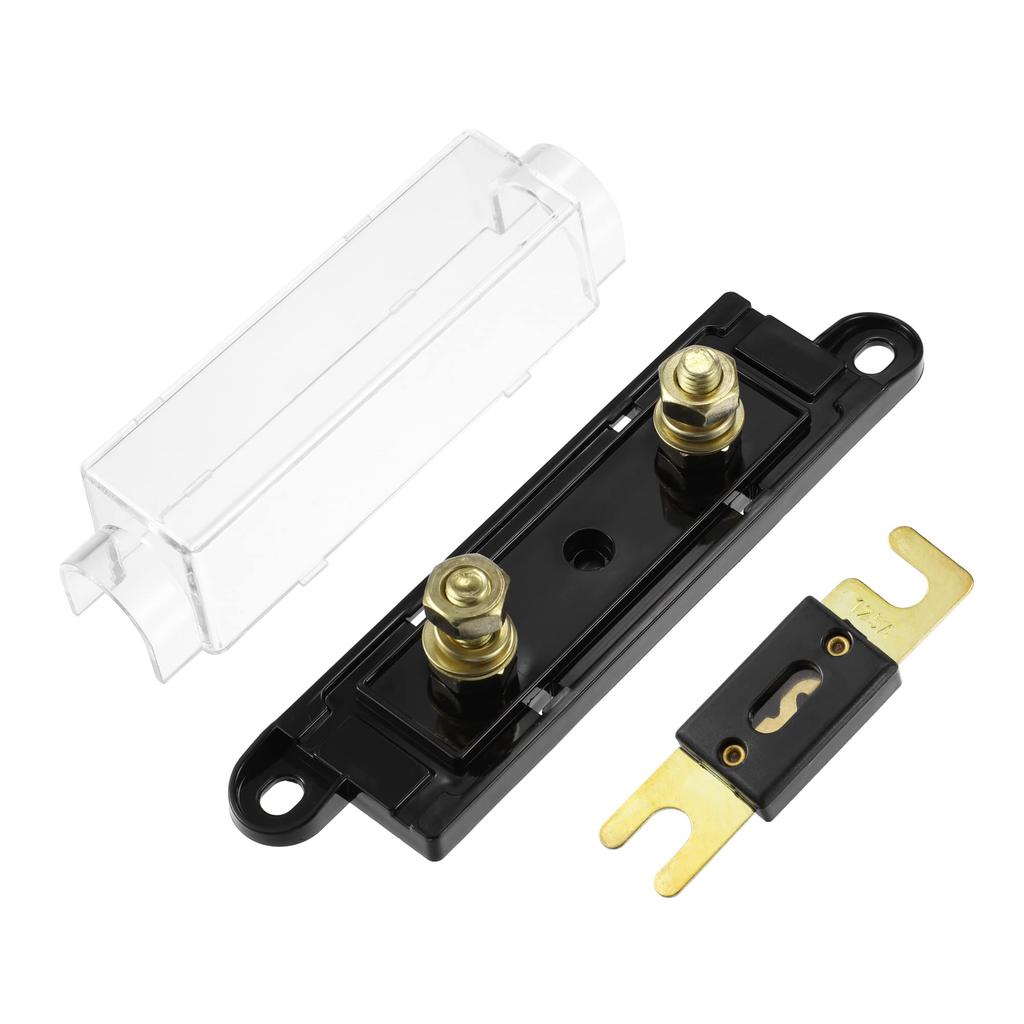 X AUTOHAUX 125A Предохранитель с держателем для электрического автомобиля и встроенной защиты, Аудио, Видео, Стерео, Черный, 2 шт.