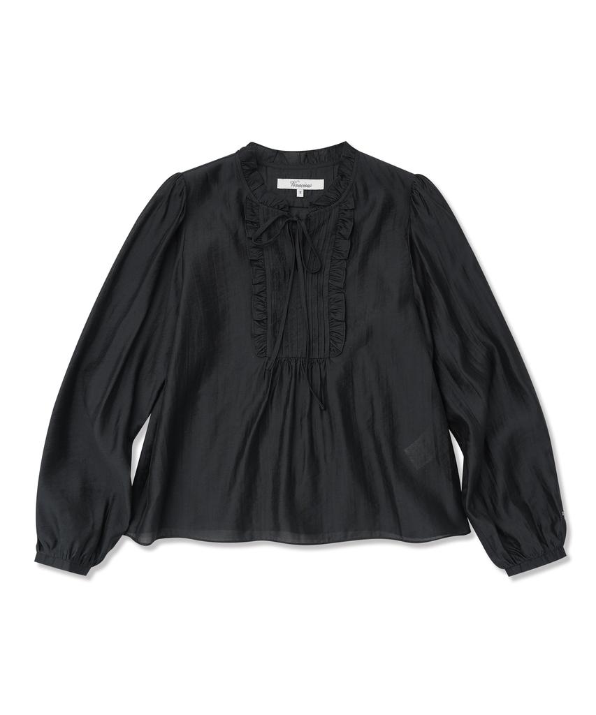 VIVACIOUS Liang Frill Pintuck Blouse_2 Colors