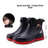 Men's Waterproof Rain Boots Anti-Slip Wear-Resistant Kitchen Oes Fiing Car Wa Very Labor Protection Warm Water Shoes