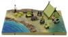 BM CREATIONS Diorama City 003 Кемпинг Зеленая палатка 1/64