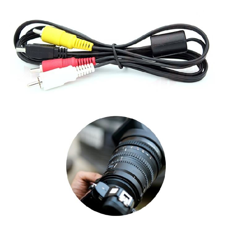 Мини USB на 3 RCA Кабель для EOS 1D, 1D X, Камер Передача Аудио Видео
