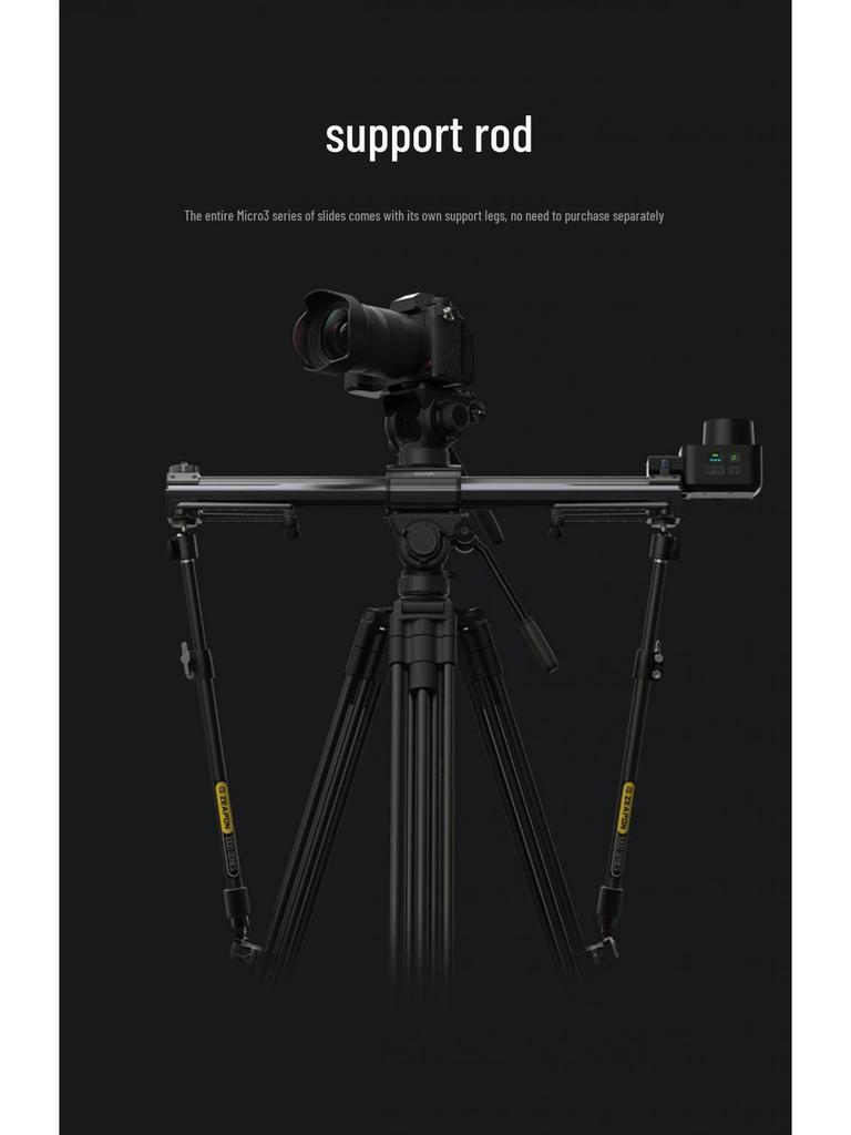 7-в-1 Микро3 E500700E1000 Электрический слайдер для камеры для DSLR и беззеркальных камер с демпфированием и защитой от вибраций