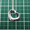 [Used] TIFFANY/Tiffany 925 Open Heart Pendant/Necklace/j7-5