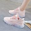 Sneakers Women's 2024 Spring New Student Versatile Internet Celebrity Running Shoes Mesh Breathable Casual Fly-woven Dad Shoes