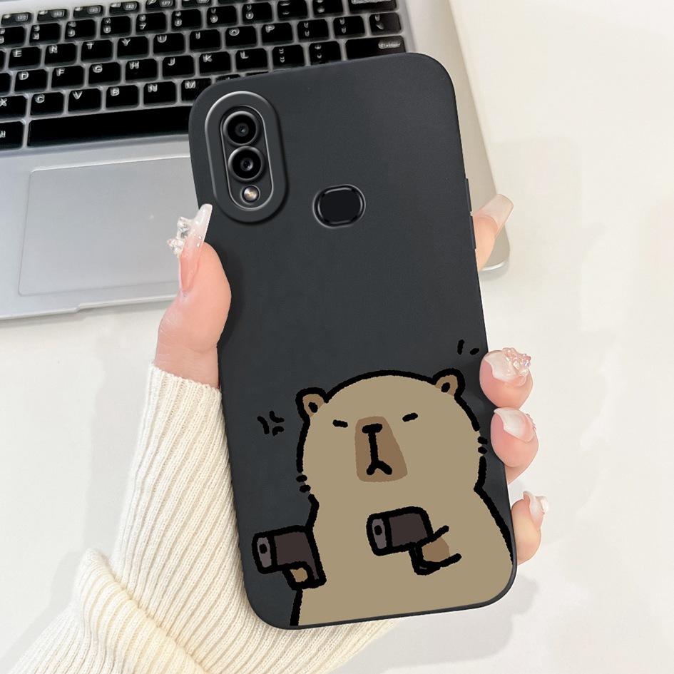 For Samsung Galaxy A10s Case SM-A107F Cover Creative Panda Cartoon Soft Silicone Phone Cases on Samsung A10 SM-A105F M01s Bumper