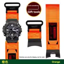 Для Casio G-SHOCK mudmaster GWG-1000/GB серии спортивный альпинизм нейлоновый холщовый ремешок для часов мужской аксессуар браслет