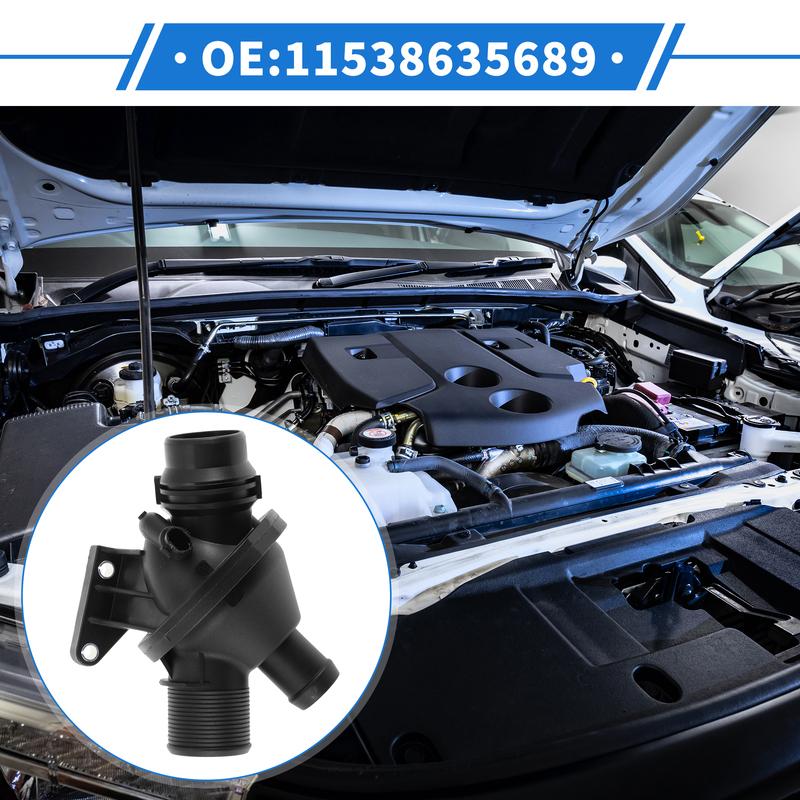 X Autohaux Engine Coolant Thermostat Housing Assembly for BMW 320i xDrive F30 2013-2018