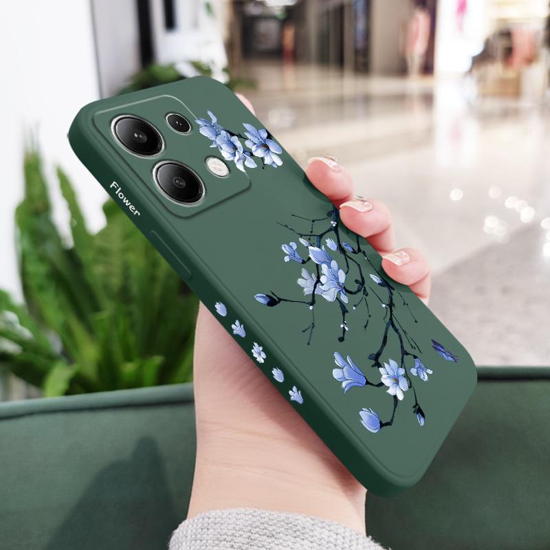 Цветущая Орхидея Чехол для Телефона Для Xiaomi Redmi Note 15 Pro Plus 4G 5G Силиконовый Чехол