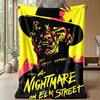 Soft Flannel Blanket Lightweight Cozy Bedroom Living Room CoverA Nightmare on Elm Street Freddy Krueger
