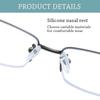 New Fashion Square Frame Ultra Light Myopia Glasses Eyeglasses Blue Light Blocking Vision Care