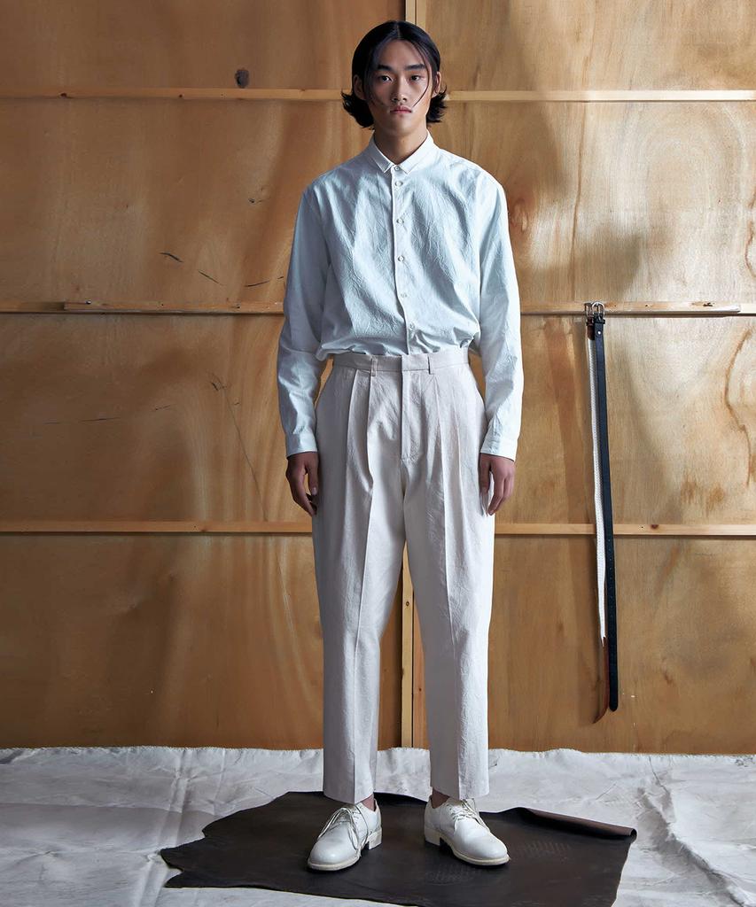 EASE Wrinkled Pants_Ivory