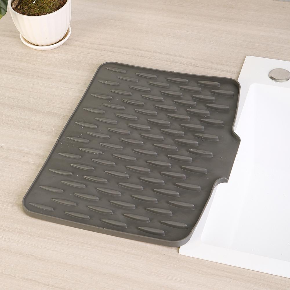 Силиконовый коврик для сушки: Универсальная кухонная сушилка и легко моющийся термостойкий коврик на столешницу