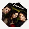 Personalized Name V-Vampire Diaries Print Umbrella - Automatic Open/Close, Eight-Rib Durable Frame, Automatic Folding Umbrella