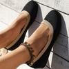 Модные новые летние туфли на плоской подошве для женщин, модные мокасины с круглым носком, неглубокие босоножки 2024 года, дышащие повседневные туфли без застежек