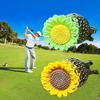 Магнитный маркер для гольф-мяча с клипсой для шляпы, в форме подсолнуха, магнитный маркер для мяча, набор клипс для кепки, для мужчин, женщин, гольфистов, сумок, ремней, козырьков, аксессуары