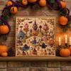Halloween Faux Pearl Art Kits for Adults Kit, Witch Ghost Painting DIY Seasonal Projects Families Spooky Pumpkin Diamond Craft Set Adults, Handmade