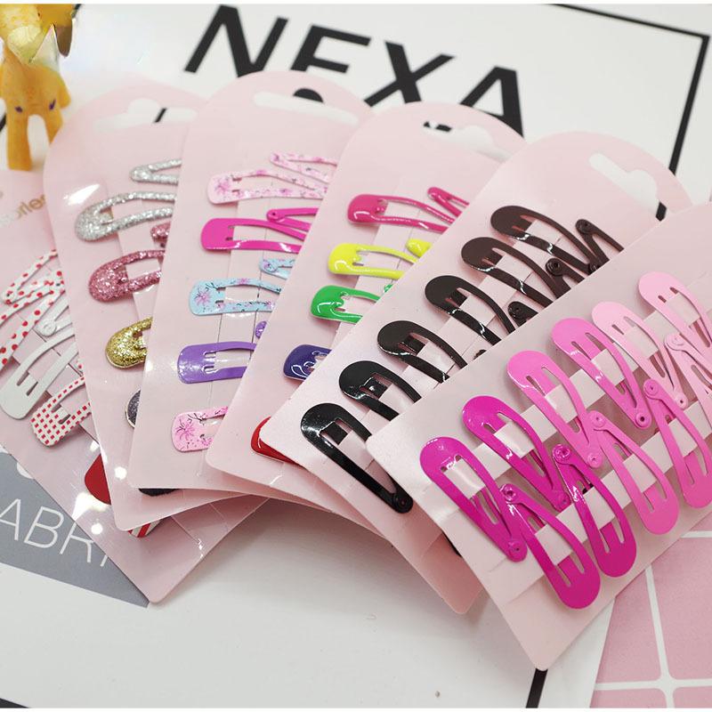 10pcs Children Hair Pin Dot Simple Colorful Hair Clips for Girls Princess Sweet Hair Clips Headwear Girls Kids Hair Accessories