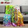My Singing Monsters 2D Flat Pattern Flannel Blanket High quality All Seasons Warmth and Comfort Perfect for Christmas Gifts.P260914523
