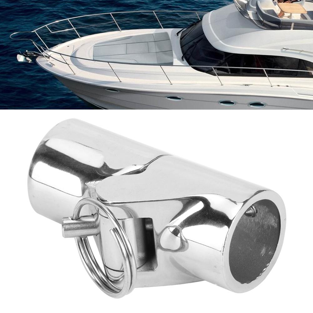 Морская складная поворотная муфта из нержавеющей стали, соединитель для труб с наконечником, аксессуары для лодок