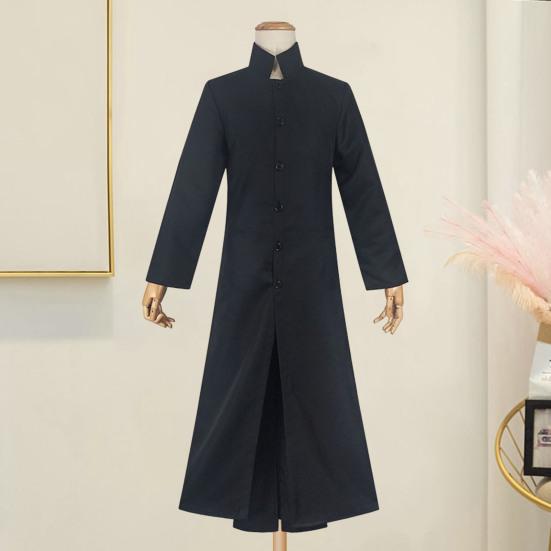 Мужская ветровка для выступлений на Хэллоуин, костюм для косплея, сценический костюм с воротником-стойкой, винтажный стиль