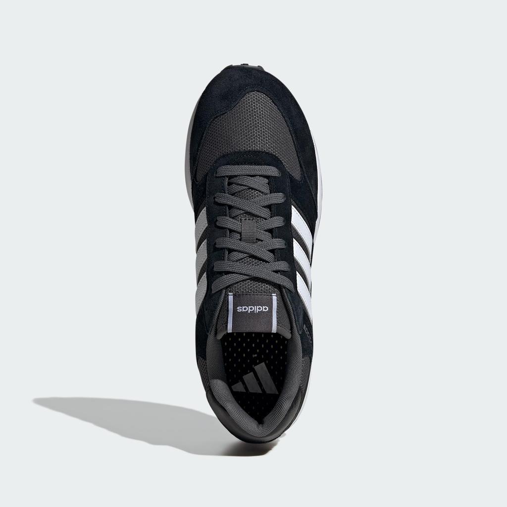 Кроссовки Run 80s NLG92 Core Six cm [Adidas] Черный/Обувь Белый/Серый (ID1260) +27,5