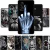 Чехол для телефона Honor 400 5G 2025 Крутое Животное Лев Волк Тигр Черный Силикон Мягкая Задняя Крышка Для Honor 400 Чехол Honor400 TPU Сумка