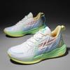 Trendy Luminous Korean Style Basketball Shoes - Breathable, Shock-Absorbing, Wear-Resistant Sports Sneakers for Couples