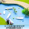 EXDUCT Diorama Sheets, Set of 3 Transparent Water Surface Sheets, Perfect for Miniature Gardens, Ocean Waves, Fleets, Railway Models, and Architectura