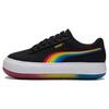 Suede Mayu Prism Retro Thick Sole Low Top Sneakers Women Sneakers Black 387240-01