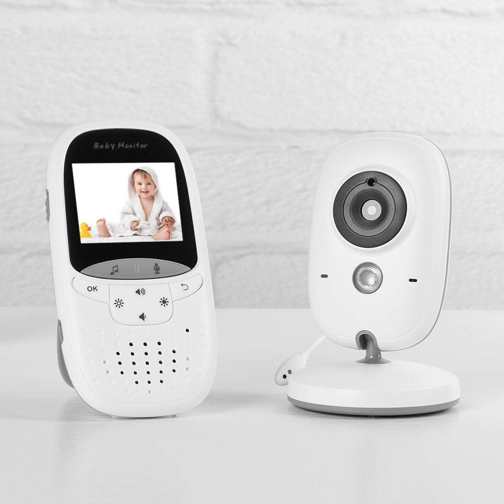 Радионяня VB602 ИК-монитор ночного видения, температура, колыбельные, интерком, режим VOX, видеодетская камера, рация, няня