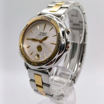 Б/у [Недвижимое item] Автокварцевые часы SEIKO SPIRIT 5M25-6A00