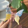 Sweet Acetic Acid Hair Claw Korean Style French Shark Clip Butterfly Acetate Hair Claw  Girls