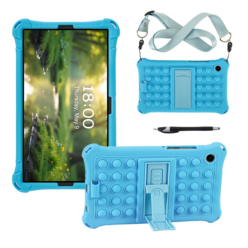 Мягкий силиконовый детский чехол для Samsung Galaxy Tab A11 8.7 дюйма SM-X133 SM-X135 Чехол-подставка для планшета для Tab A9 8.7'' X110 Funda