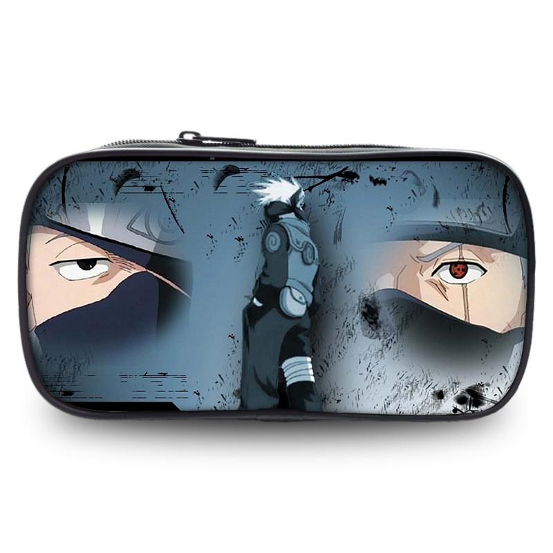 Themed Anime Naruto Printed Student Single Layer Stationery Storage Bag Pencil