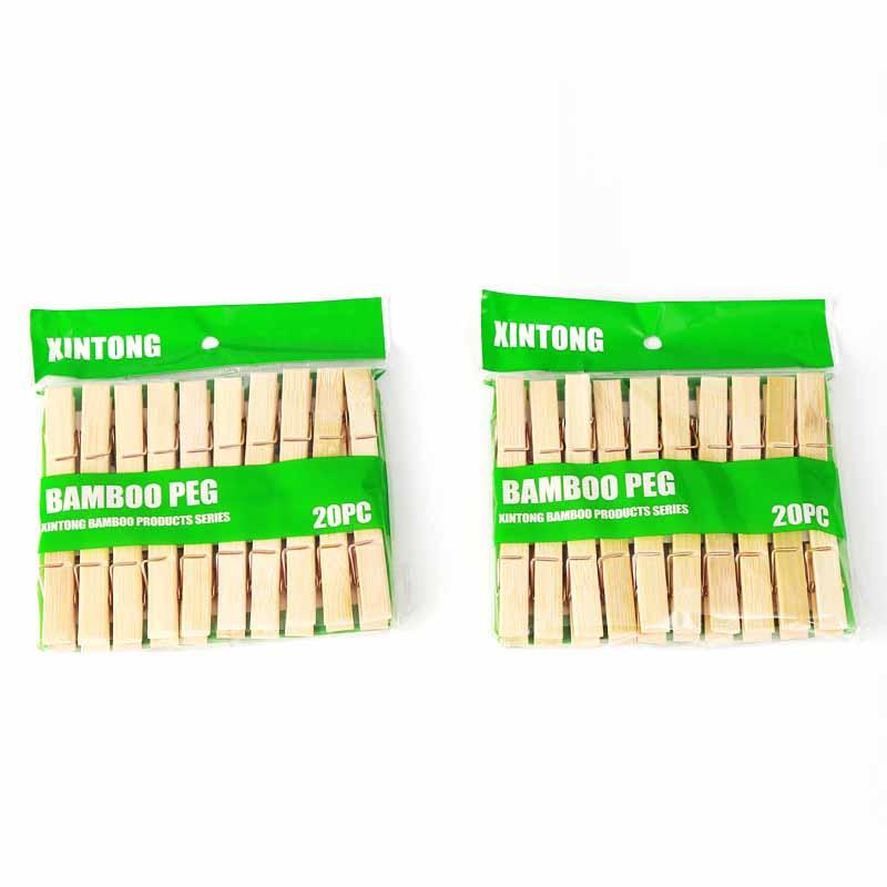 Бытовая бамбуковая клипса для одежды, носков, нижнего белья, простыней, сушки одежды, ветрозащитная фиксированная клипса для дома, аксессуары