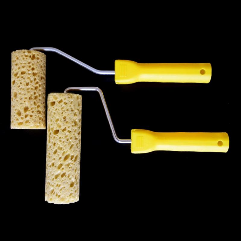 Практичная губка-ролик из морских водорослей 4/6 дюйма с художественным узором для декора дома Диаметр 4,8 см/1,89'' Инструменты для рисования