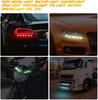 Светодиодная дневная ходовая фара X-STYLE 18 мм Красный прожектор Тип болта "Глаз орла"