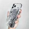 Чехол для телефона с дизайном "Бамбуковые чернила" для iPhone 17, 16 Pro, 15, 14 Pro Max, 13 - Европейский и американский стиль