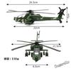 Sugarello Scale Fighter Helicopter with LED Lights and Air Force Force Gift for Boys 1/32 Sounds, Helicopter, Self-Defense Collection,