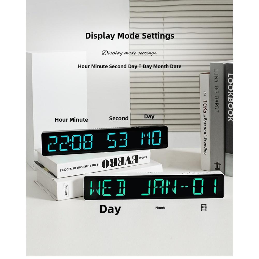 Adjustable Brightness Desktop Alarm Home Decor Time Management White Red Precise Timekeeping Digital Clock Alarm Clock
