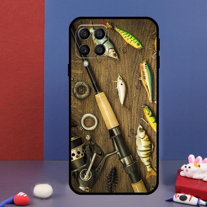 Fishing Rod Tool For Samsung Galaxy M33 M13 M23 M53 M15 M55 M31 M51 M14 M34 M54 M20 M30s M32 M52 Phone Case