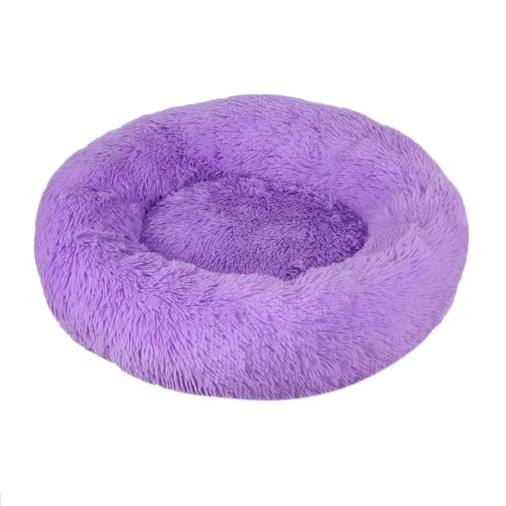 2021 Custom Modern Portable Cat & Dog Bed Indoor Eco-Friendly Fluffy Plush Soft Solid Pattern Camping Small Sizes