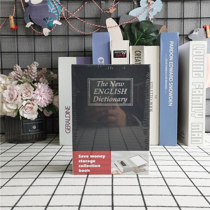 Creative Dictionary Book Safe Plastic Piggy Bank Key Safe English Dictionary Password Box Piggy Bank